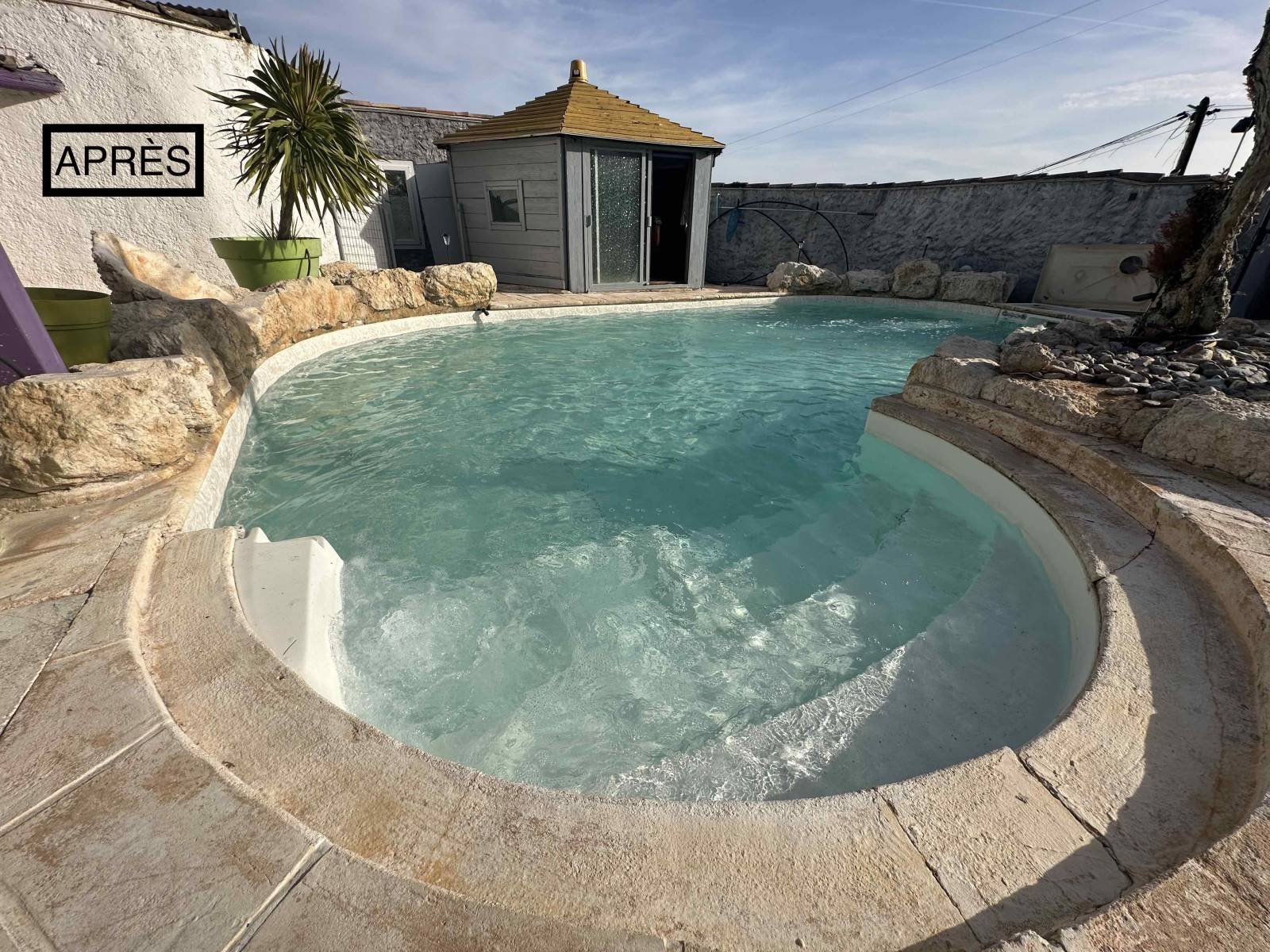 RÉNOVATION PISCINE STRUCTURE ACIER LINER AVEC DU PVC ARMÉ VOGUE À GARDANNE